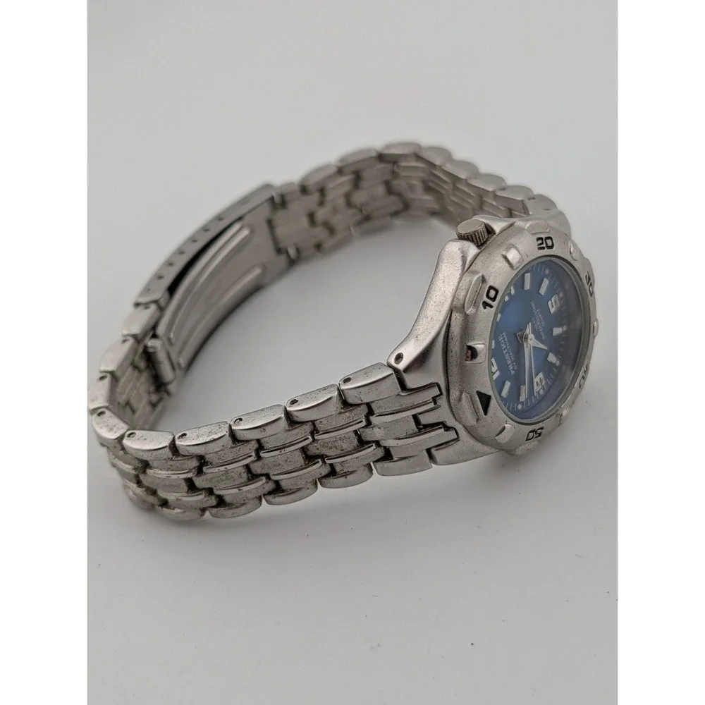 Prestige by Waltham Watch Women 29mm Case Blue Dial Silver 7